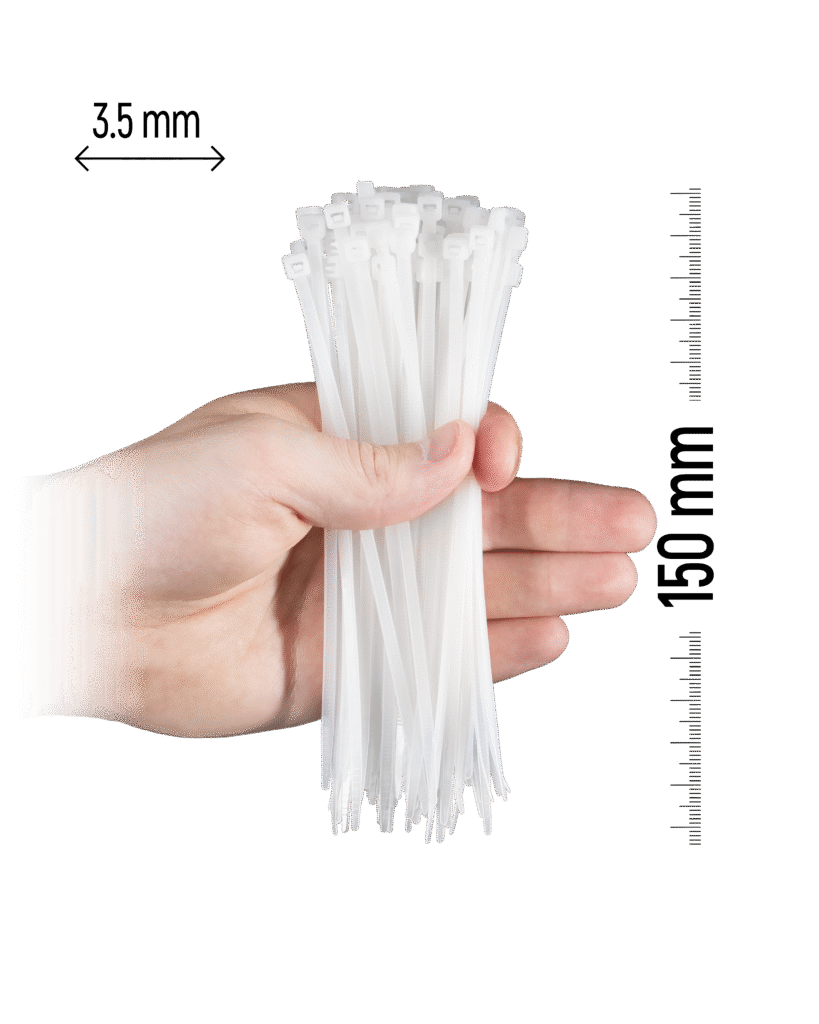 150×3.5 mm White