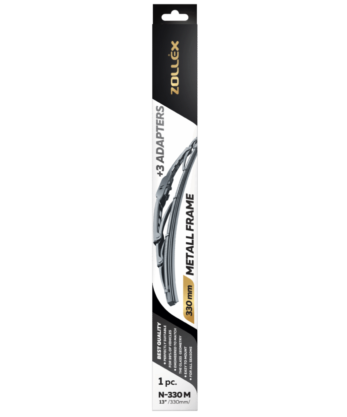 Metal Frame Wiper - 13" (330 mm)