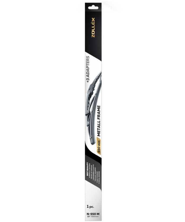 Metal Frame Wiper - 22" (550 mm)